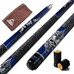 CUESOUL Rockin Series 58 21oz Maple Pool Cue Stick Set with Joint Protector/Shaft Protector and Cue Towel G405