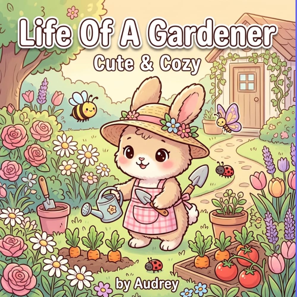 Life of a Gardener: Cute & Cozy Coloring Book