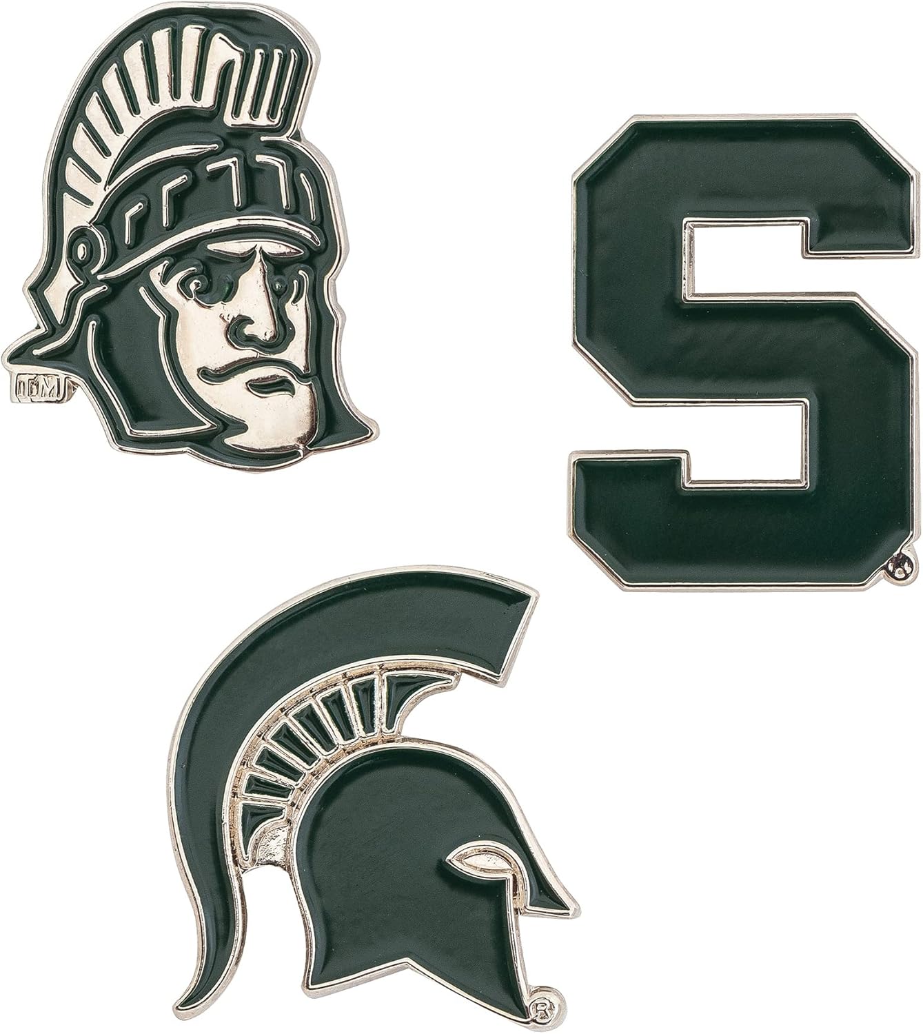 Desert Cactus Michigan State University Lapel Pin MSU Spartans Made of Metal for Formal Wear, Bag and Hat Jewelry, and Tie Tack