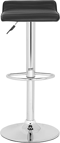 Miniatura 6 de Safavieh Home Collection Kemonti Taburete giratorio ajustable de gas de 22.4 a 30.9 pulgadas Blanco,Negro,https://www.amazon.com/dp/undefined