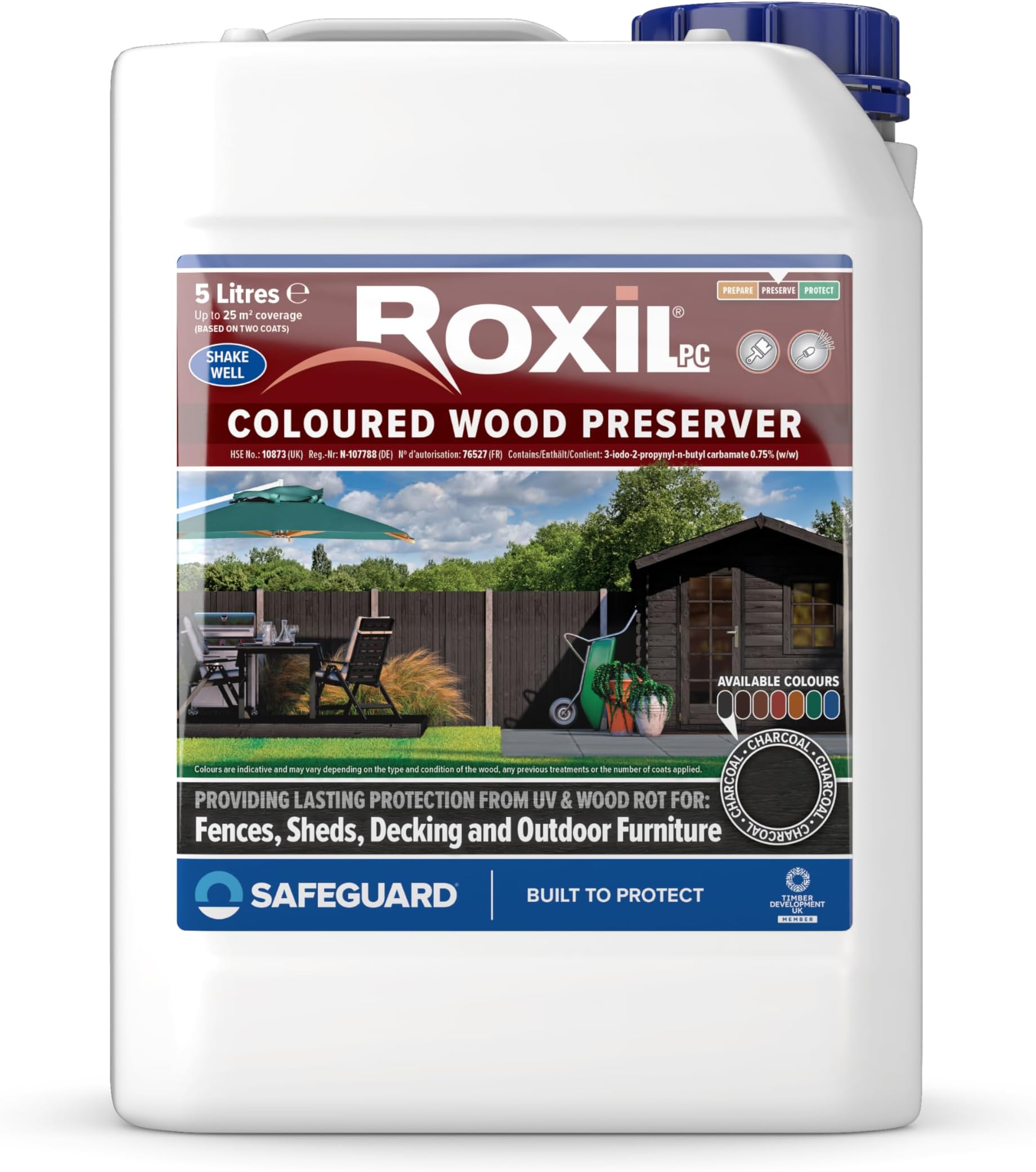 Dulux Cuprinol Anti-Slip Decking Stain - Silver Birch - 5L : Amazon.co ...