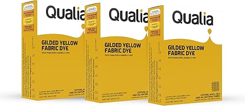 Vista 32 de Tinte textil en polvo multiusos Qualia, tinte fácil de usar para telas naturales: algodón, lana, seda, madera y lino, colores ultra concentrados