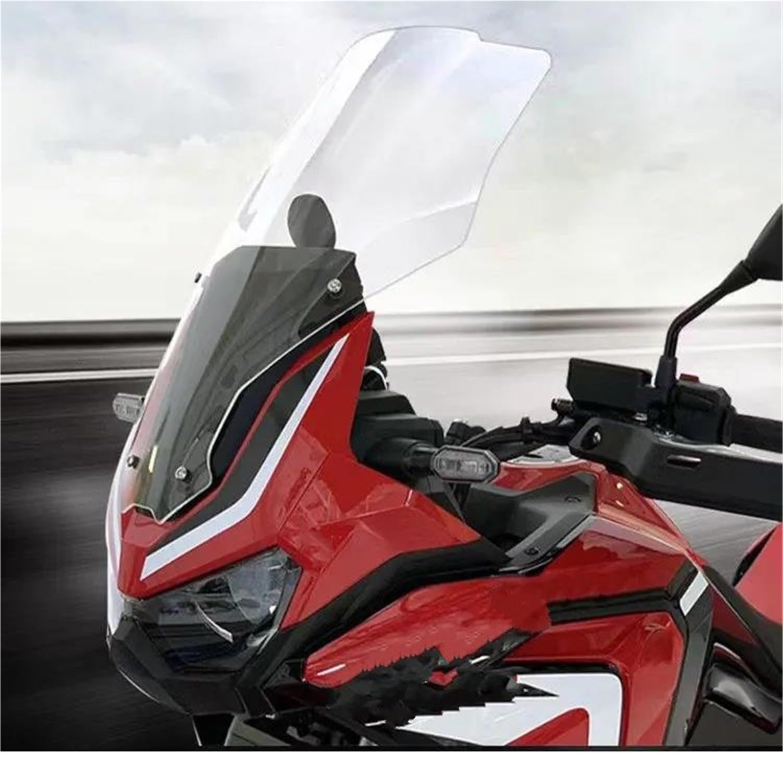 Accessori Per Parabrezza Moto Per CRF1100L Africa Twin Adventure Sports CRF1100L ADV 2020-2022 Deflettori Vento Per Parabrezza Cupolino Paravento(Fumo,X-2)