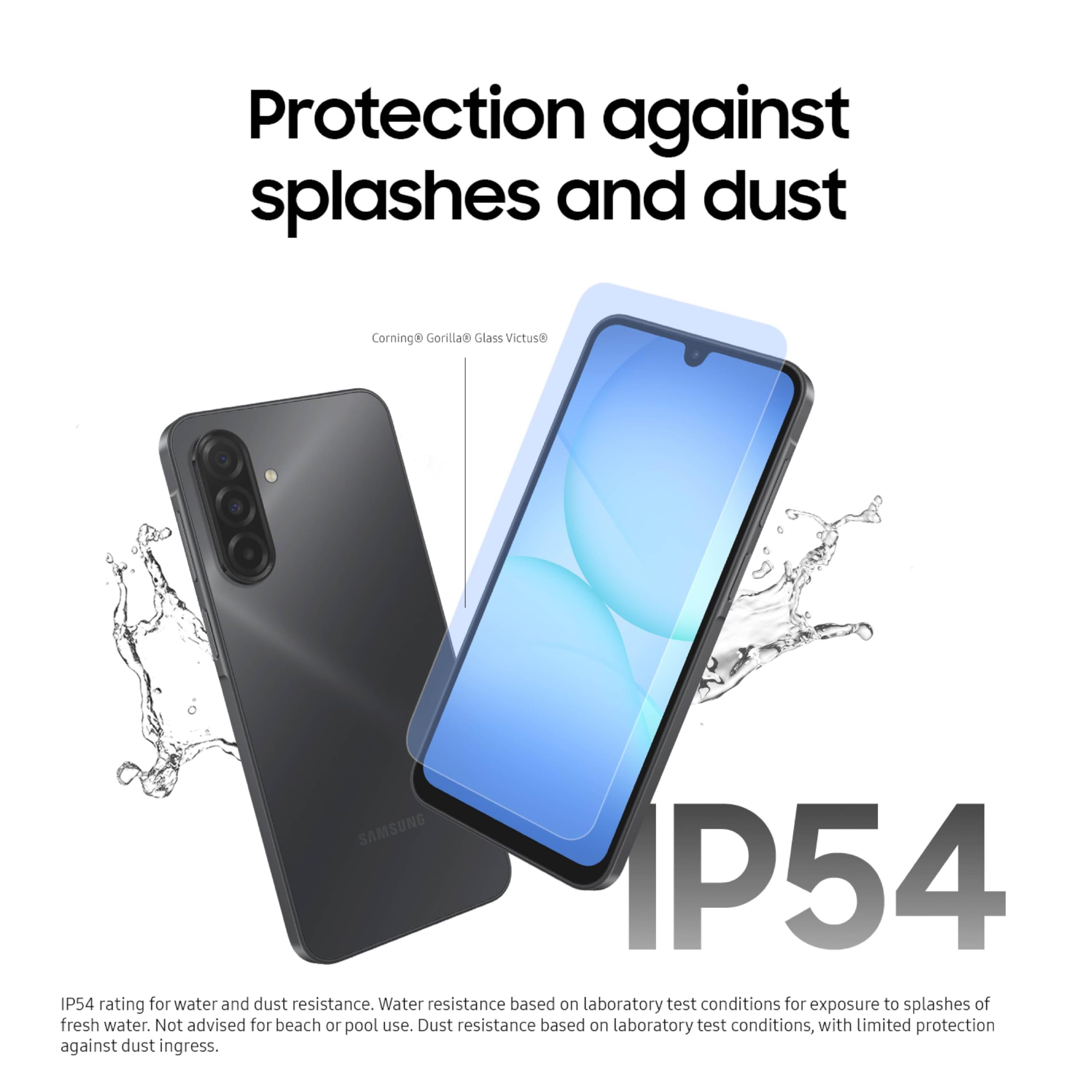 Samsung Galaxy A17 5G Smart Phone, 128GB, Large AMOLED, High-Res Camera, Durable Design, Super Fast Charging, Expandable Storage, Circle to Search, 2025, US 1 Yr Manufacturer Warranty, Blue