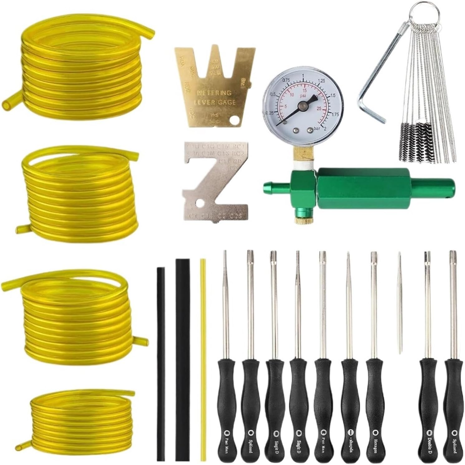 Carburetor Leak Detector set Compatible with Walbro 57-21-1, Tillotson 243-504, ZAMA ZPG-2