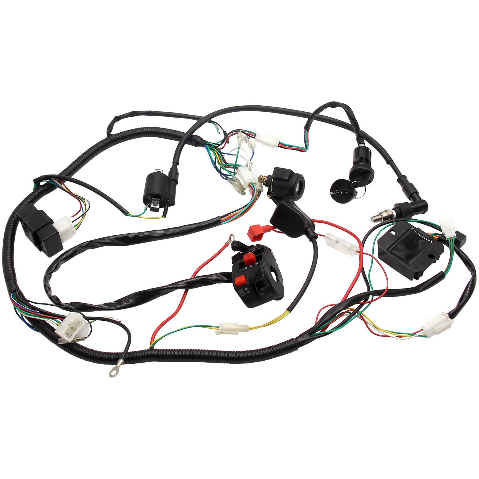 Amazon.com: Complete Electric Wiring Harness Loom Kit for