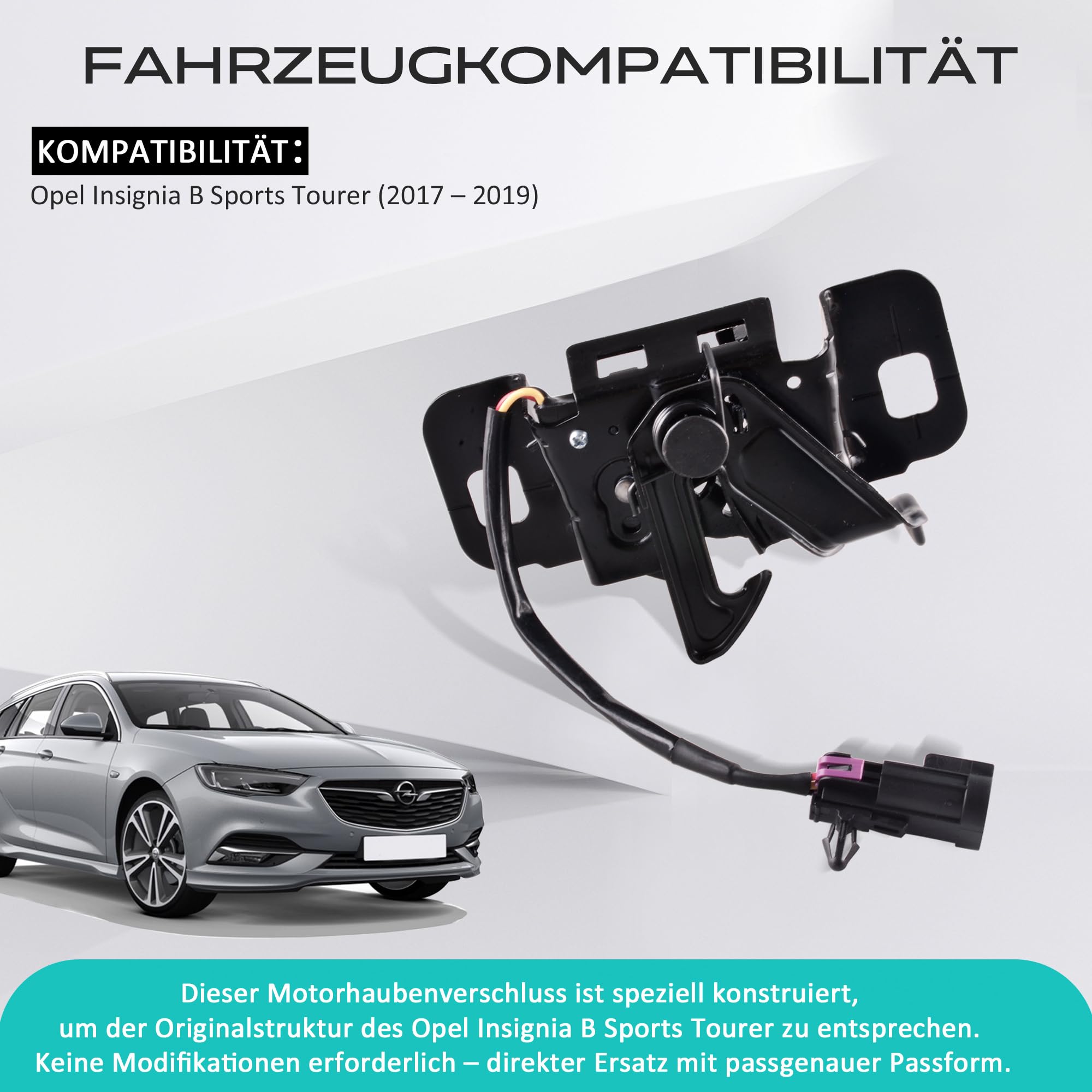 Motorhaubenschloss kompatibel mit Opel Insignia B Sports Tourer 2017-2019