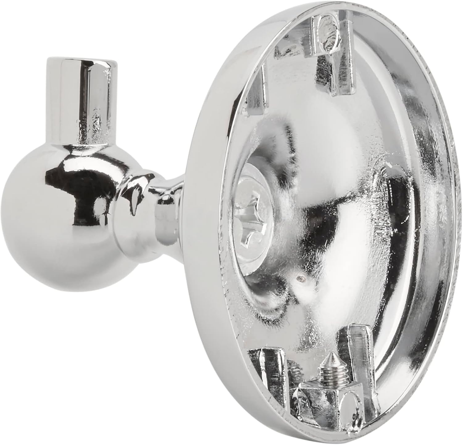 Amerock Wall Mounted Chrome Robe Hook, Towel Holder, Single Prong Hook, Towel Hook, Bathroom Accessories, Bath Hardware, Kitchen Towel Holder