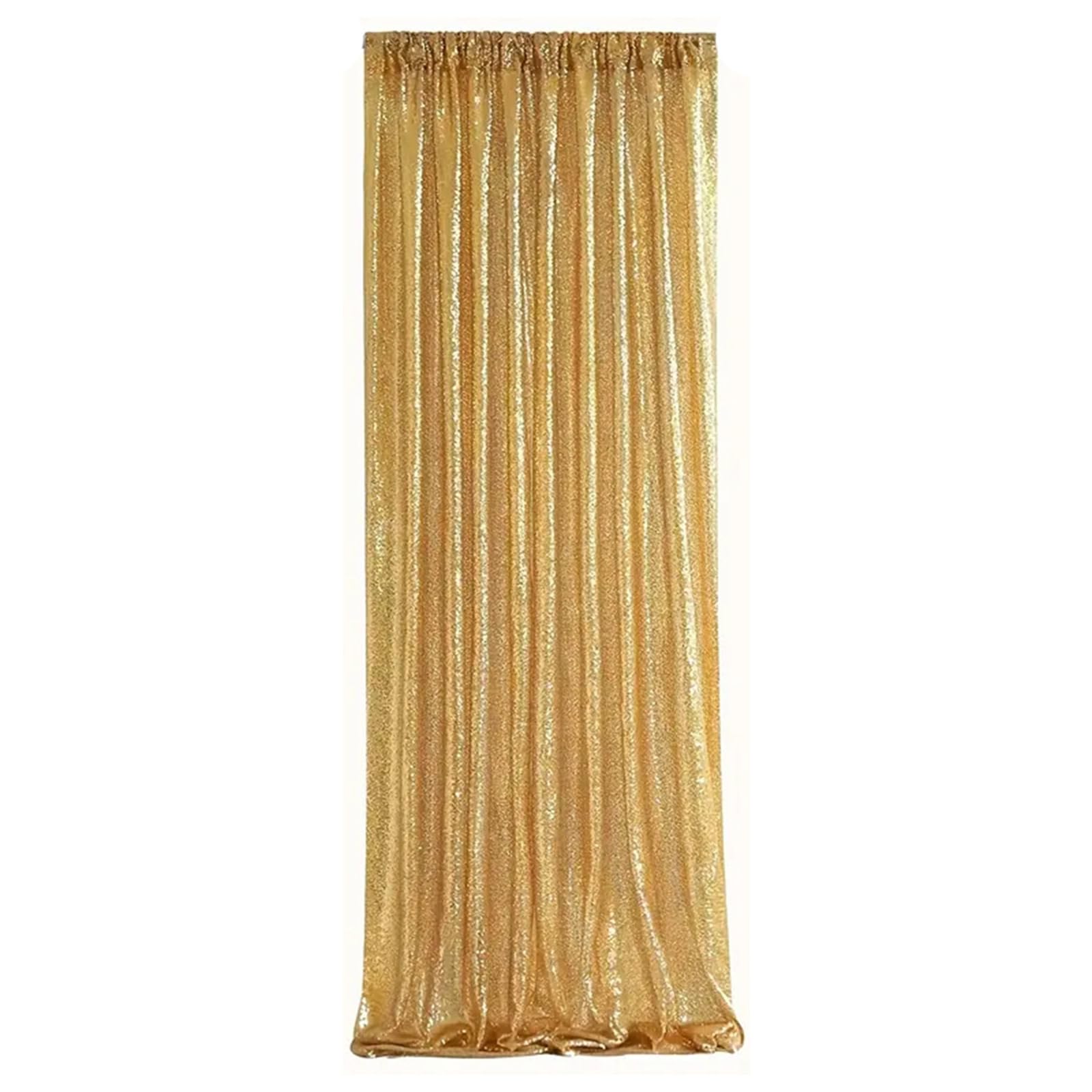 Buxuaaaa Gold Photography Backdrop Curtain Sequined Fabric Curtain With Reflection Lightweighted For Easy Transportation Sequined Backdrop
