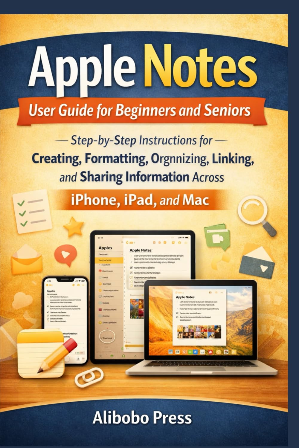 Apple Notes User Guide for Beginners and Seniors: Step-by-Step Instructions for Creating, Formatting, Organizing, Linking, and Sharing Information Across iPhone, iPad, and Mac