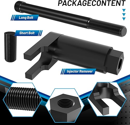 Miniatura 7 de Kit de herramientas de extracción de inyector de combustible de repuesto para 3418 compatible con Ford Powerstroke Diesel 2011-2018 F-250 F-350