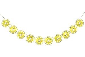Lemon-licious Garland: Illuminating Your Celebrations with Citrus Charm