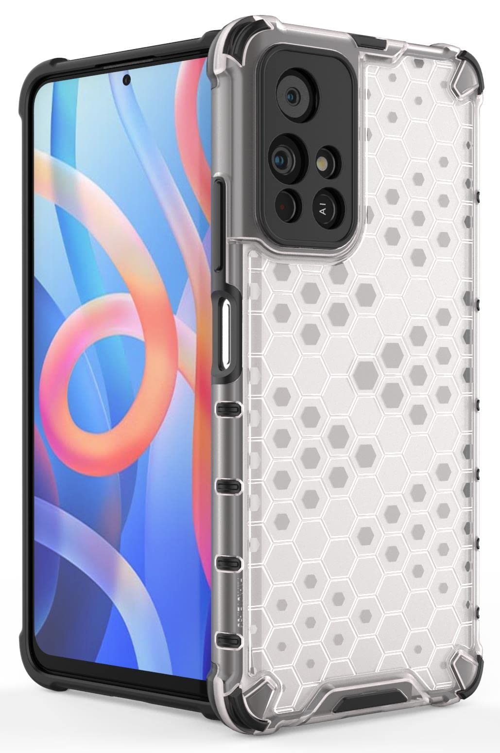 Glasgow Back Case Cover Compatible with Xiaomi 11i / 11i Hypercharge 5G (Stylish Design) - Transparent (B09YRMS4CS) Amazon Price History, Amazon Price Tracker
