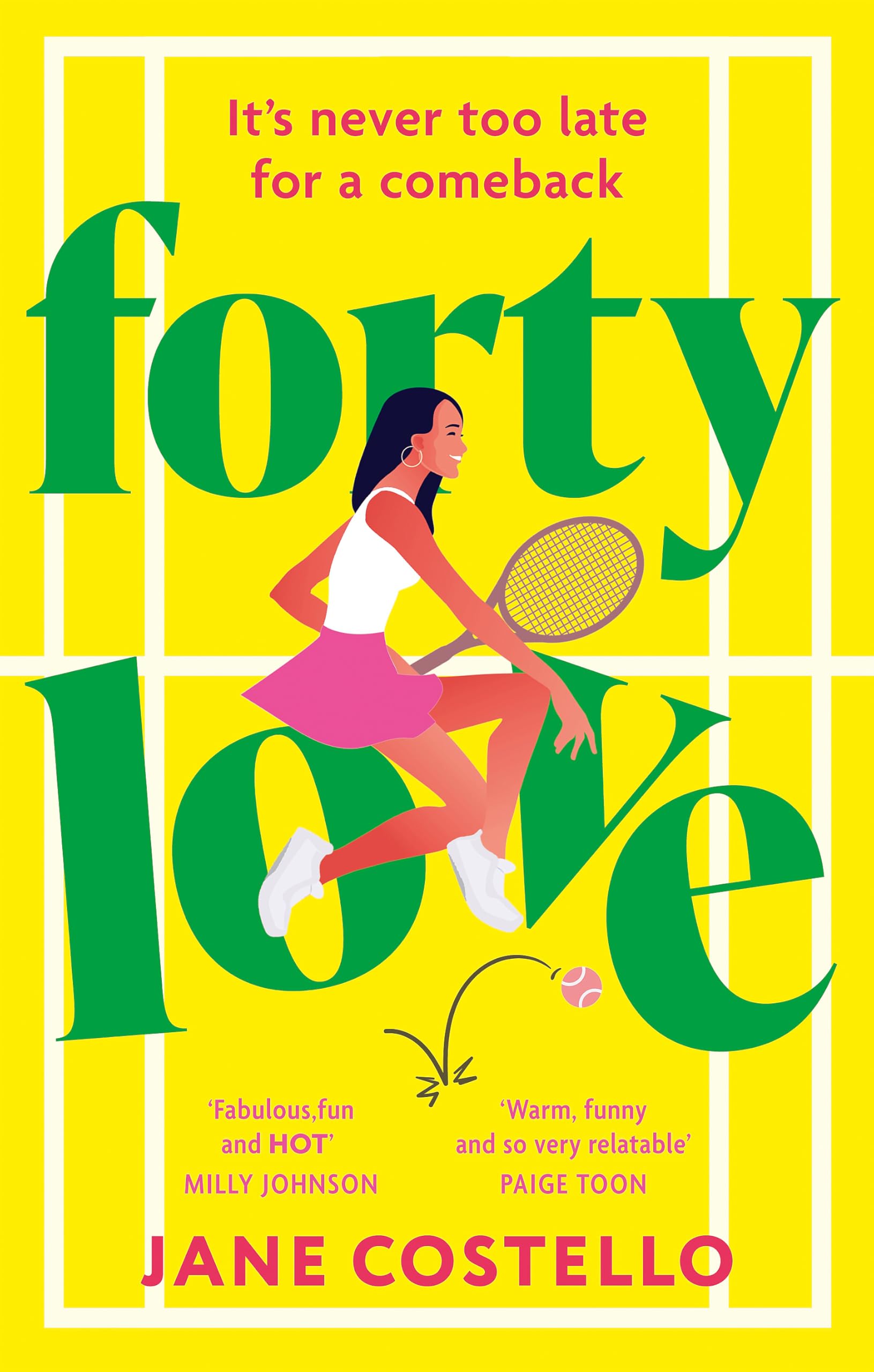 Jane Costello - Forty Love - Paperback Book