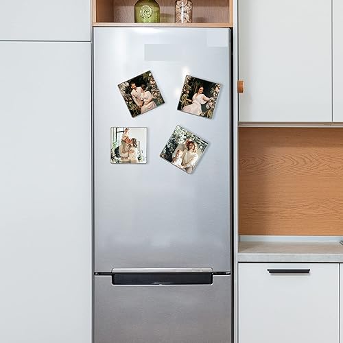 Vista 20 de GEHECRST Imanes de nevera con fotos personalizadas para refrigerador, imágenes coloridas, imanes de nevera para el hogar, oficina, cocina, escuela