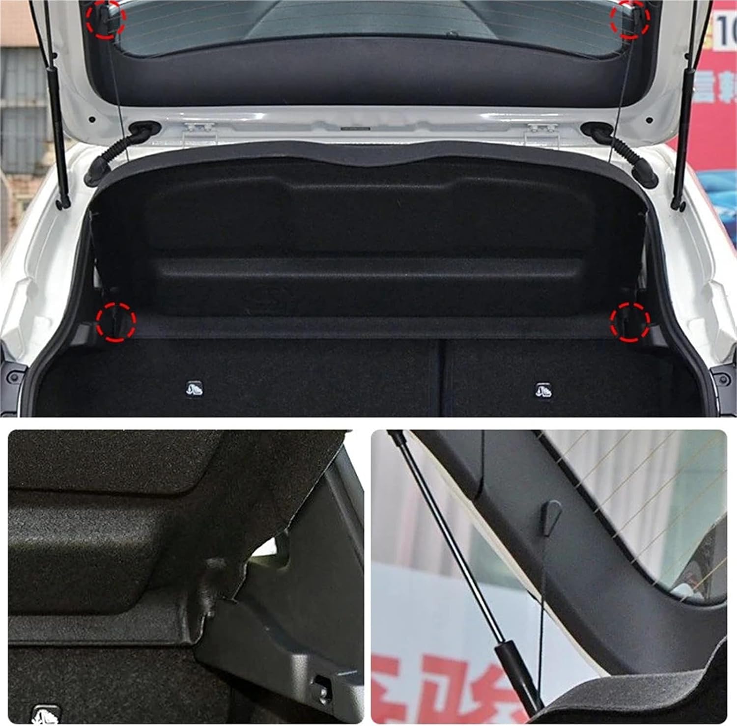 For Nissan Qashqai 2016-2021 Not-retractable Trunk Cargo Cover Parcel Rack Anti-Peeping Auto Interior Accessories
