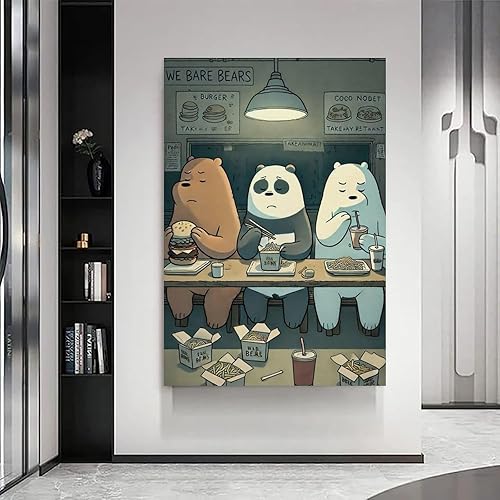 Miniatura 7 de CLBCIHWFN We Bare Film Bears - Pósteres de arte en lienzo de película retro para habitación, estética y pared, decoración de sala de estar, póster