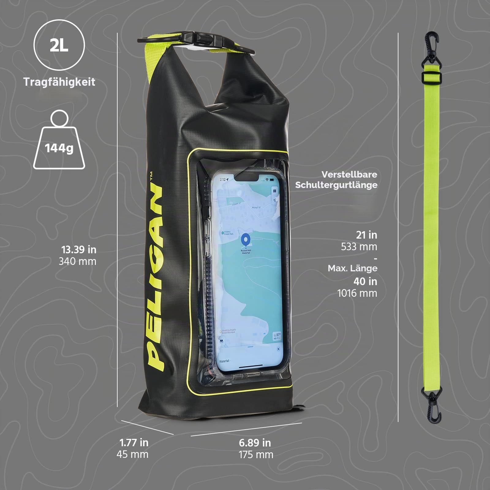Pelican Marine Wasserdichter Roll-Top Dry Bag