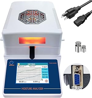 Halogen Moisture Analyzer with 3 Drying Modes (120 g × 0.001 g)