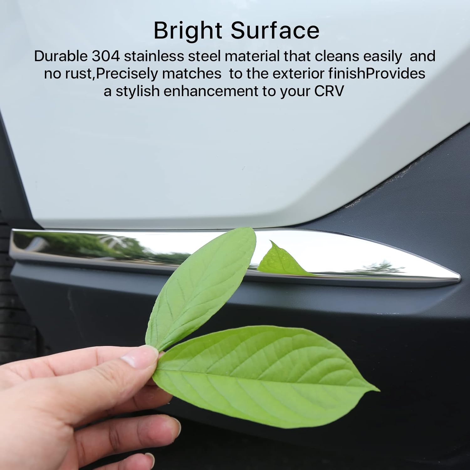 8 PCS for Honda CRV 2023 2024 2025 2026 Body Side Molding Trims, Sporty Chrome Rear Back Bumper Corner Cover Molding, Door Edge Protector for CR-V CR V