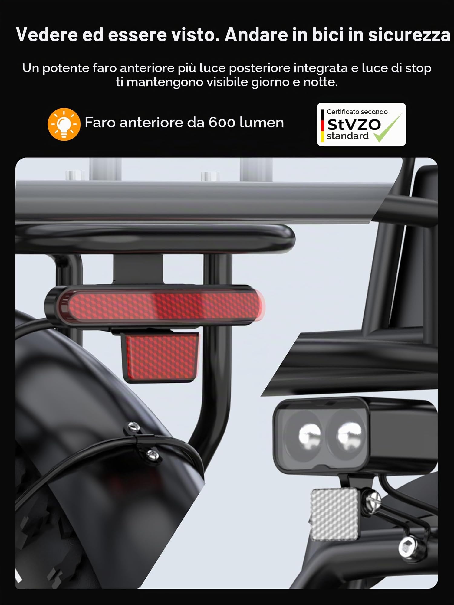HITWAY BK6S Plus - Bicicletta elettrica con batteria da 48 V, 25 Ah, portata 90 – 200 km, bicicletta elettrica Fat Tire City da 20 pollici, con doppio cestello, motore da 250 W, 25 km/h, cambio a 7