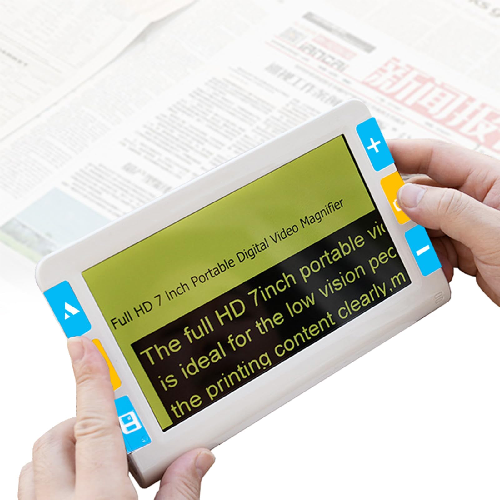 Lente d'Ingrandimento Digitale Ingrandimento 2-32x, Lente d'Ingrandimento Video Elettronica Portatile Ausili per la Lettura per ipovedenti, ipovedenti, 26 modalità Colore