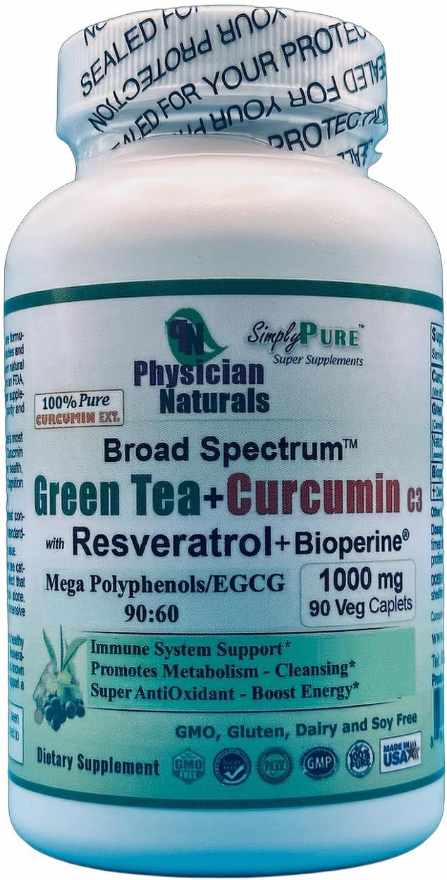 Physician Naturals Mega Curcumin C3 Time Release 1100 mg