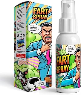 Fart Spray Extra Strong – Liquid Fart Stink Bomb Gag Gift for Prank Lovers – Funny Poop Spray Joke Toy – Potent Non-Toxic Stink Spray for Hilarious Pranks - Amazon product rated Grade B