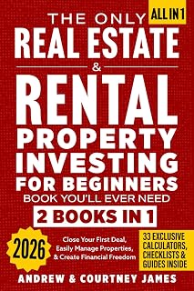 Real Estate Investing for Beginners: 2-in-1 Book to Close Deals, Manage Rentals & Build Passive Income | Andrew James