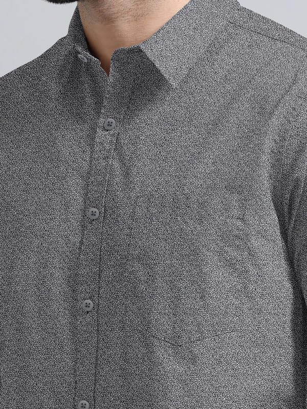 Image of BRUCEWANE Men's 100% Cotton Half Sleeve Shirt