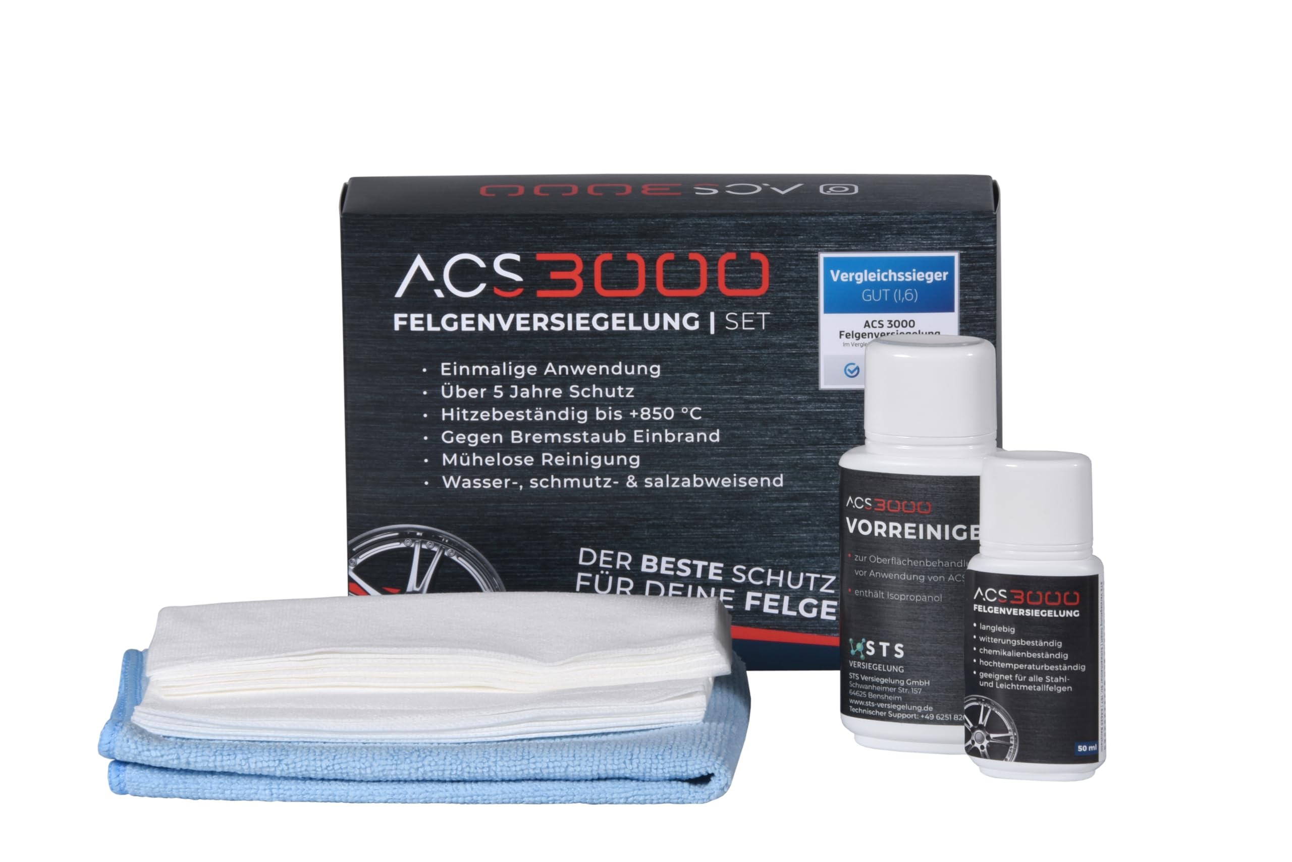 Germany's test winner Ceramic Coating ACS 3000 premium rim sealant