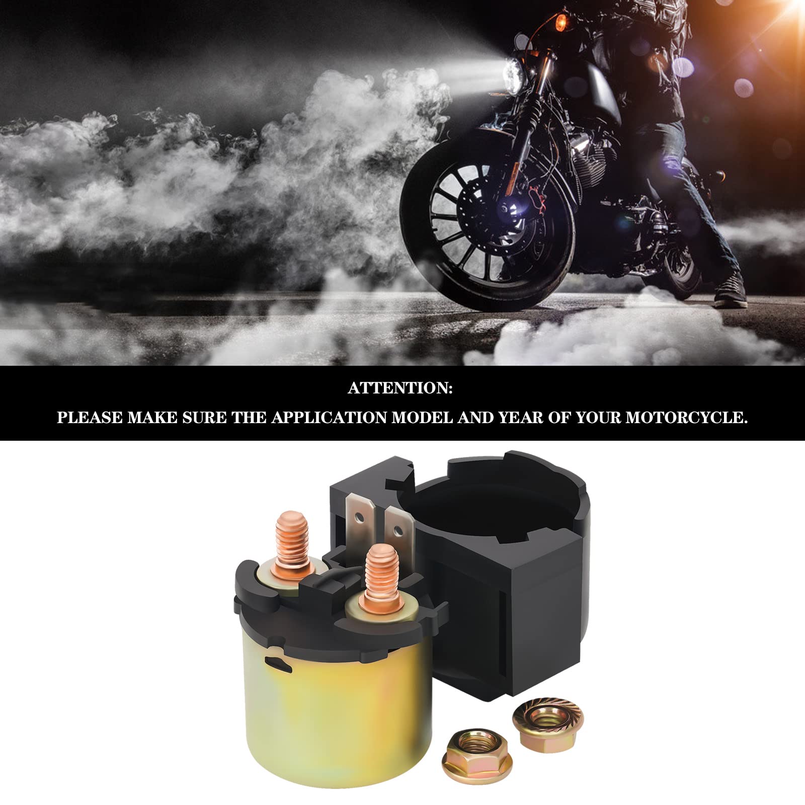 AHL Relais de Solénoïde de Démarreur pour KAWASAKI KLR650 KLR 650 1992-2007