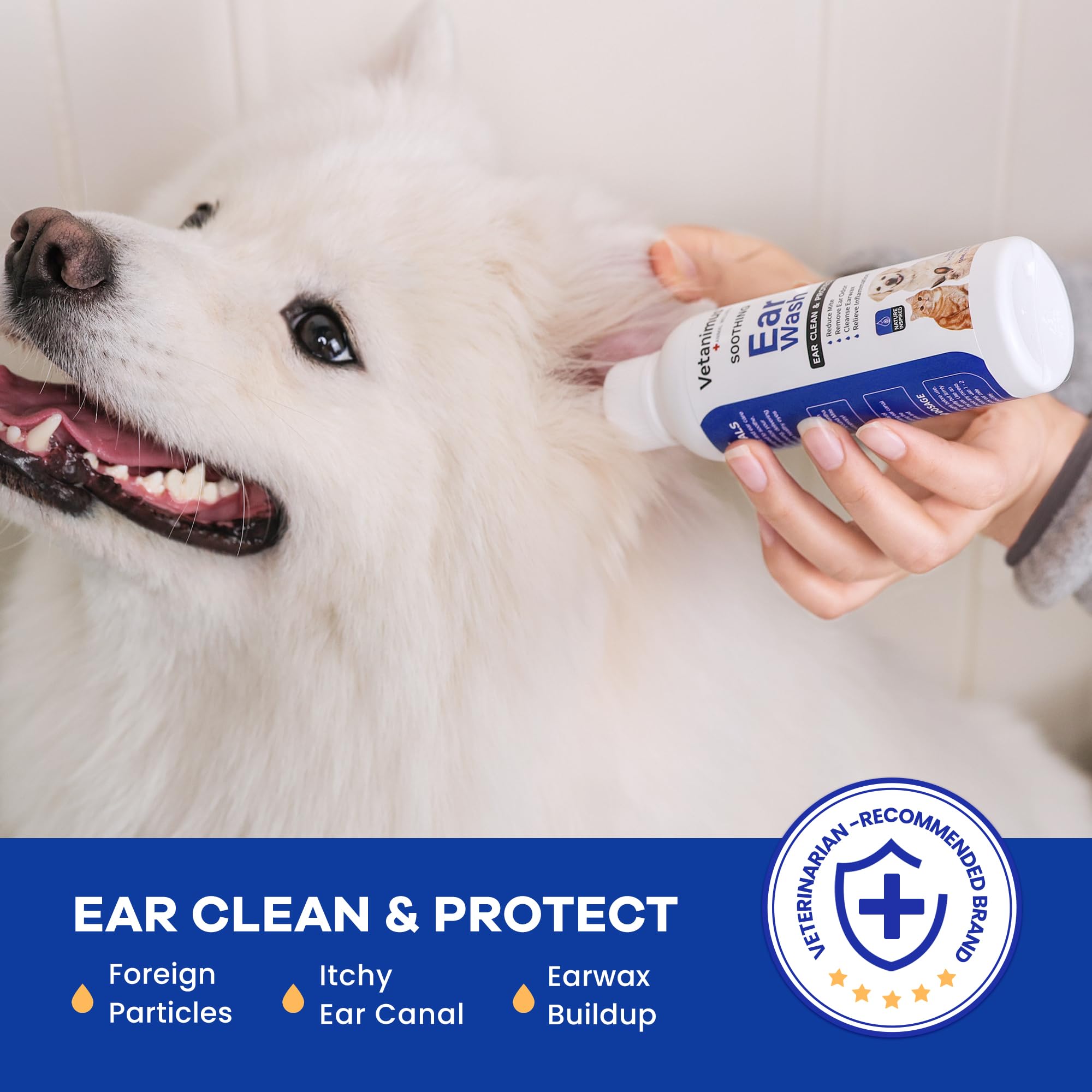 Ear Wash 150ml/5 fl.oz for Dogs, Cats and Livestock Ear Clean and Protect 1 Bottle - image 2