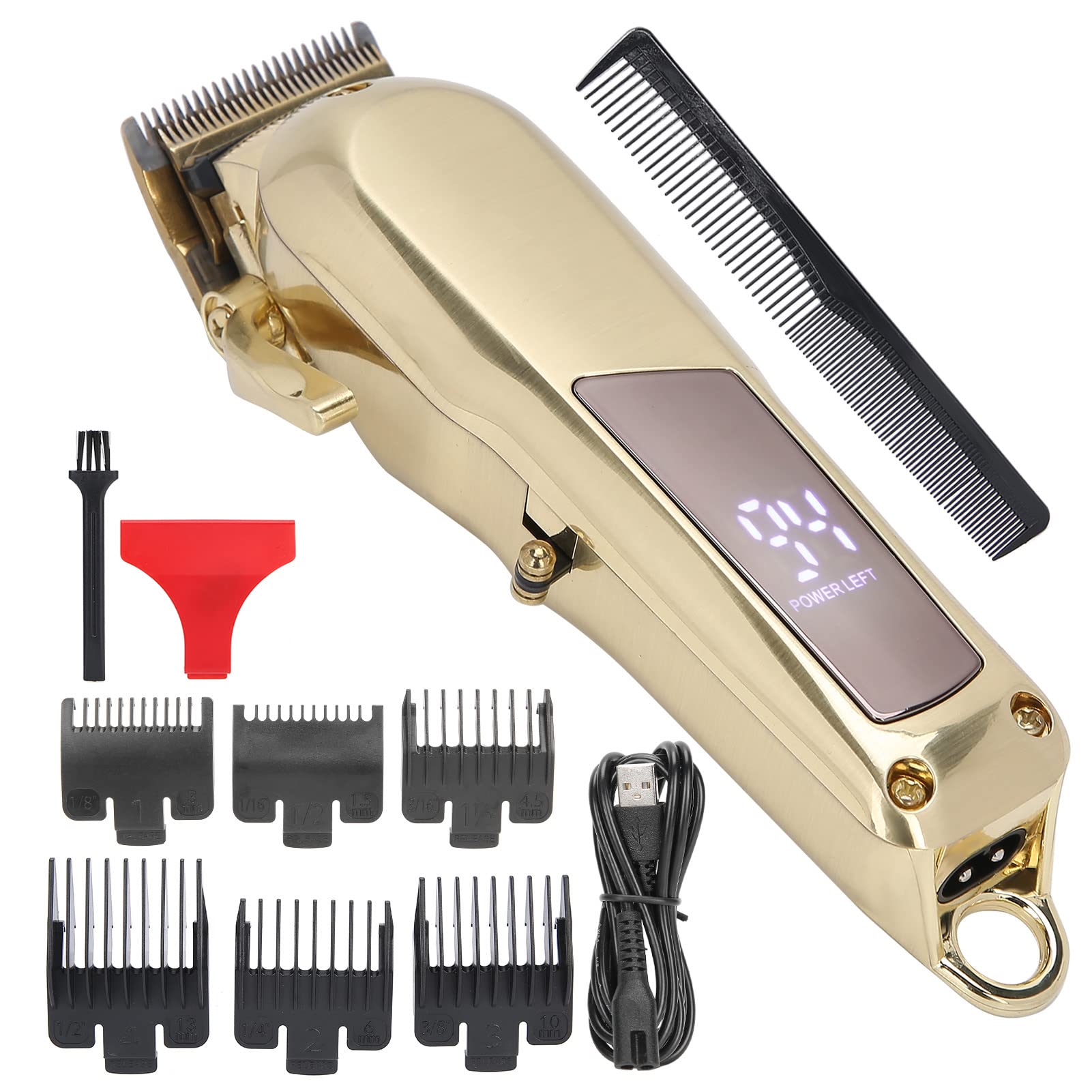 Tagliacapelli con Lunghezza Regolabile, Ricarica USB