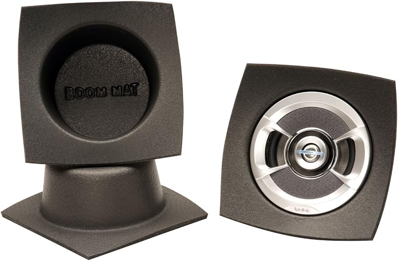 Baffles acústicos para alto-falante Design Engineering Boom Mat 6,5" – 16,51 cm, pacote com 2