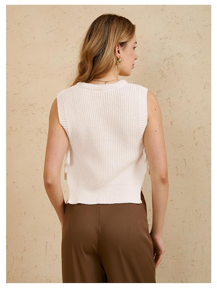 トップス SHOULDER RIB KNIT VEST Z Supply Mage Sweater Vest In Taupe | Red Dress