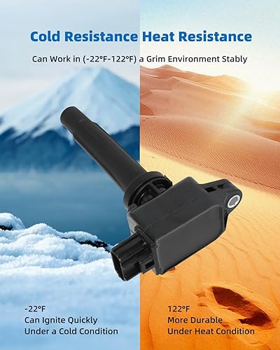 Vista 1531 de ECCPP Bobinas de encendido portátiles de repuesto para automóvil compatibles con Infiniti I30/para Nissan Maxima 3.0L V6 2000-2001 Reemplazo