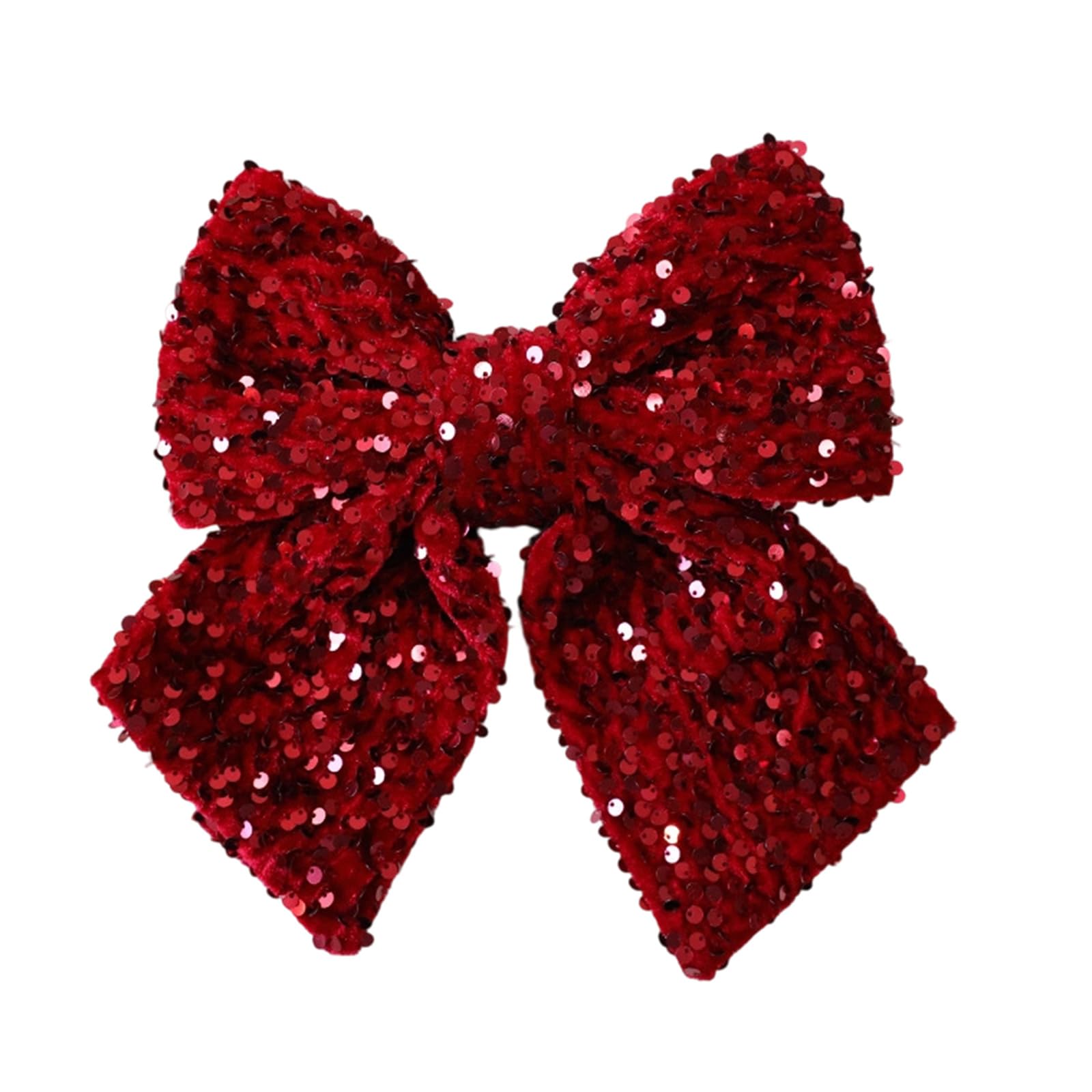 Festives Velvets Bow Decoration for Christmas Tree Door Curtains and Parties Hanging Wreath Bowknot Velvets Bow Ornament Christmas Decorations Packaging Decoration Home Plush Hanging Ornament