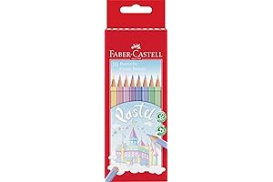 Faber-Castell Pastel Pencils Hexagonal 10 Box