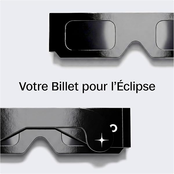 ORRO Lunettes Éclipse Solaire 12 Pack – 12 Août 2026, Protection Oculaire Certifiée, EN ISO 12312-2:2015 & Marquage CE, Observation Directe du Soleil en Sécurité - 3