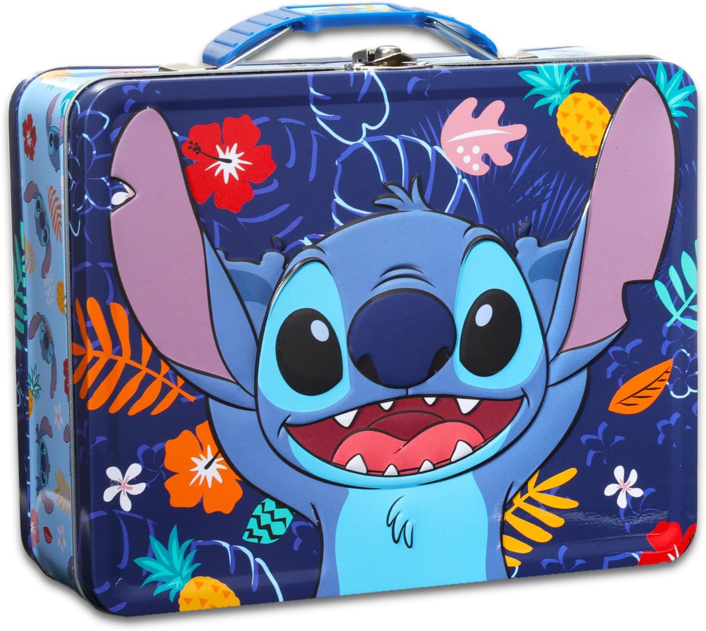 Disney Stitch Tin Lunch Box Bundle School Supplies