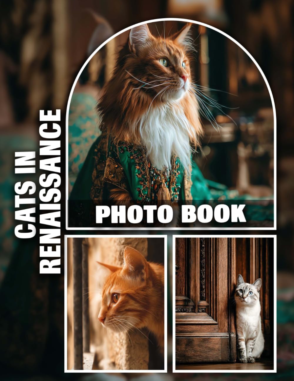Cats in Renaissance Photo Book: Renaissance Masterpieces Reimagined with Adorable Felines – A Unique and Whimsical Coffee Table Art Book
