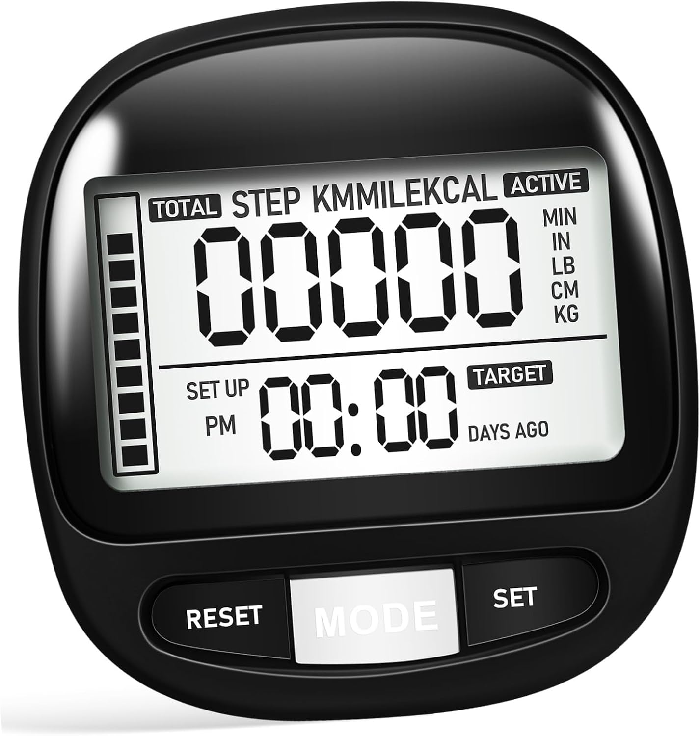 Generic Walking Pedometer Clip Compact Sensor Step Counter for Seniors Lightweight and Durable Fitness Tracker with Day Memory Easy Operation for Outdoor Activities