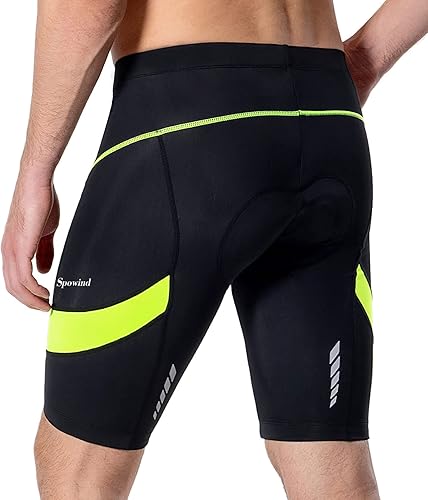 Men's Cycling Shorts Padded Biking Cycle Clothes Bike Riding Pants Bicycle Mountain Bike Wear UPF 50+