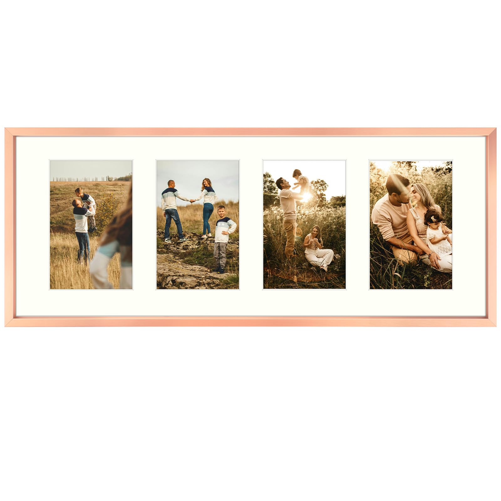 Photo 1 of ***FACTORY SEALED ***
Frametory 8x20 Rose Gold Collage Picture Frame