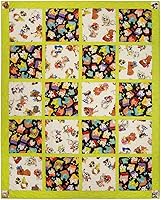 Vista 5 de Fiber Café - Edredón de 3 yardas, diseño de favoritos, color marrón