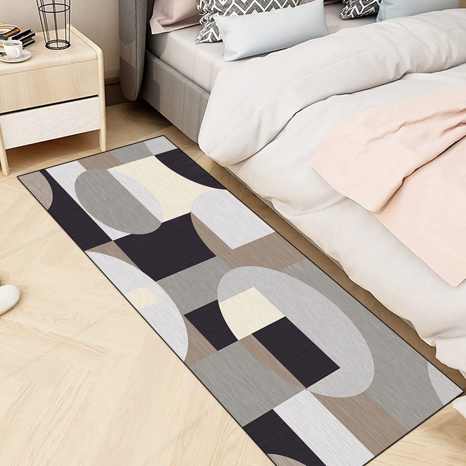 LYYK Tappeto per Cucina Antiscivolo Lavabile Antimacchia Durevole Motivo Geometrico Tappeto Passatoia Runner Cucina per Soggiorno Camera da Letto Sala