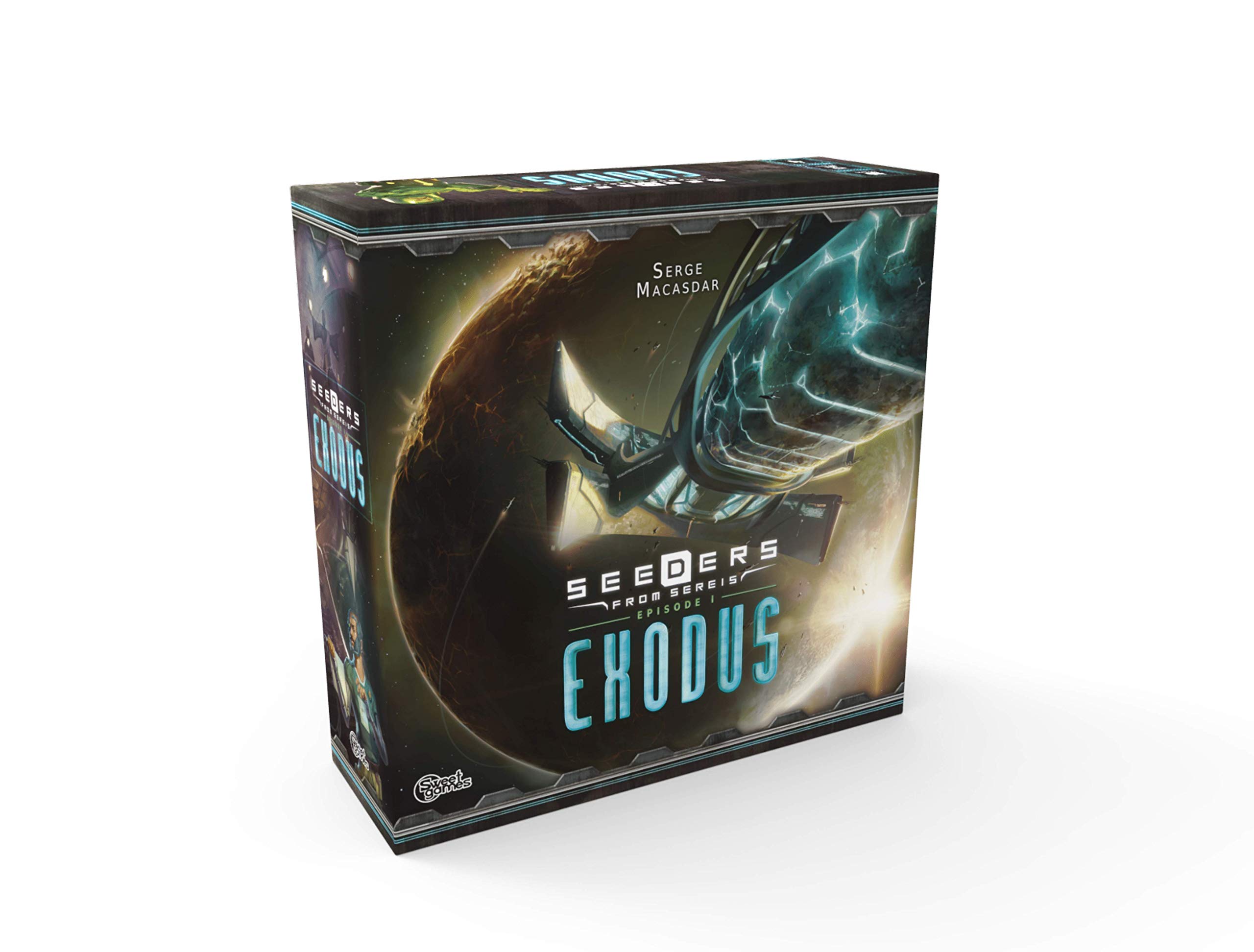 SEEDERS FROM SEREIS - EXODUS - gra strategiczna - draft, większość i kombinacje kart dla 2-4 graczy - uniwersum SF - wersja francuska - Sweet Games (Francja)