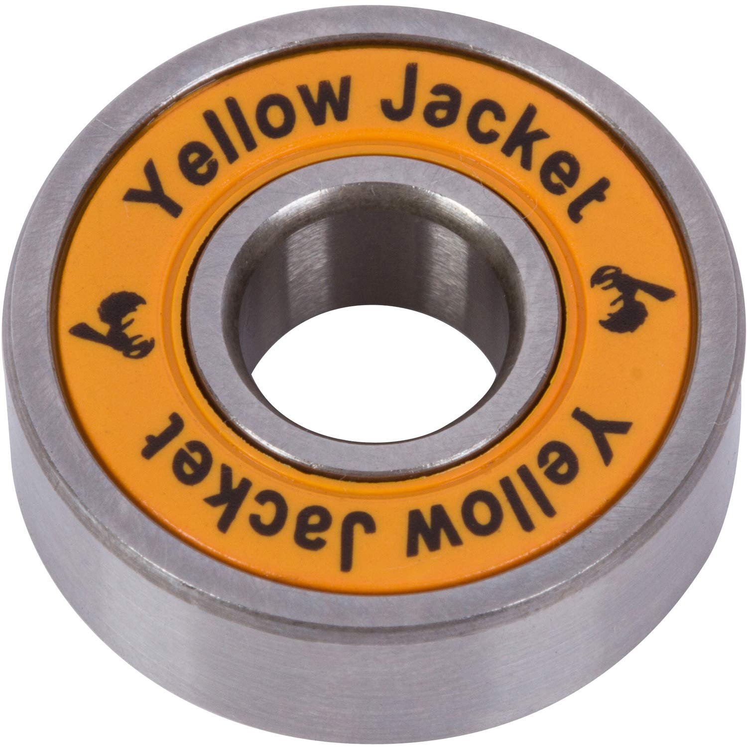 Yellow Jacket Premium Skateboard Bearings, Pro Longboard Bearings, 608, ABEC 9, Tropical Orange (Pack of 8) - Image 4