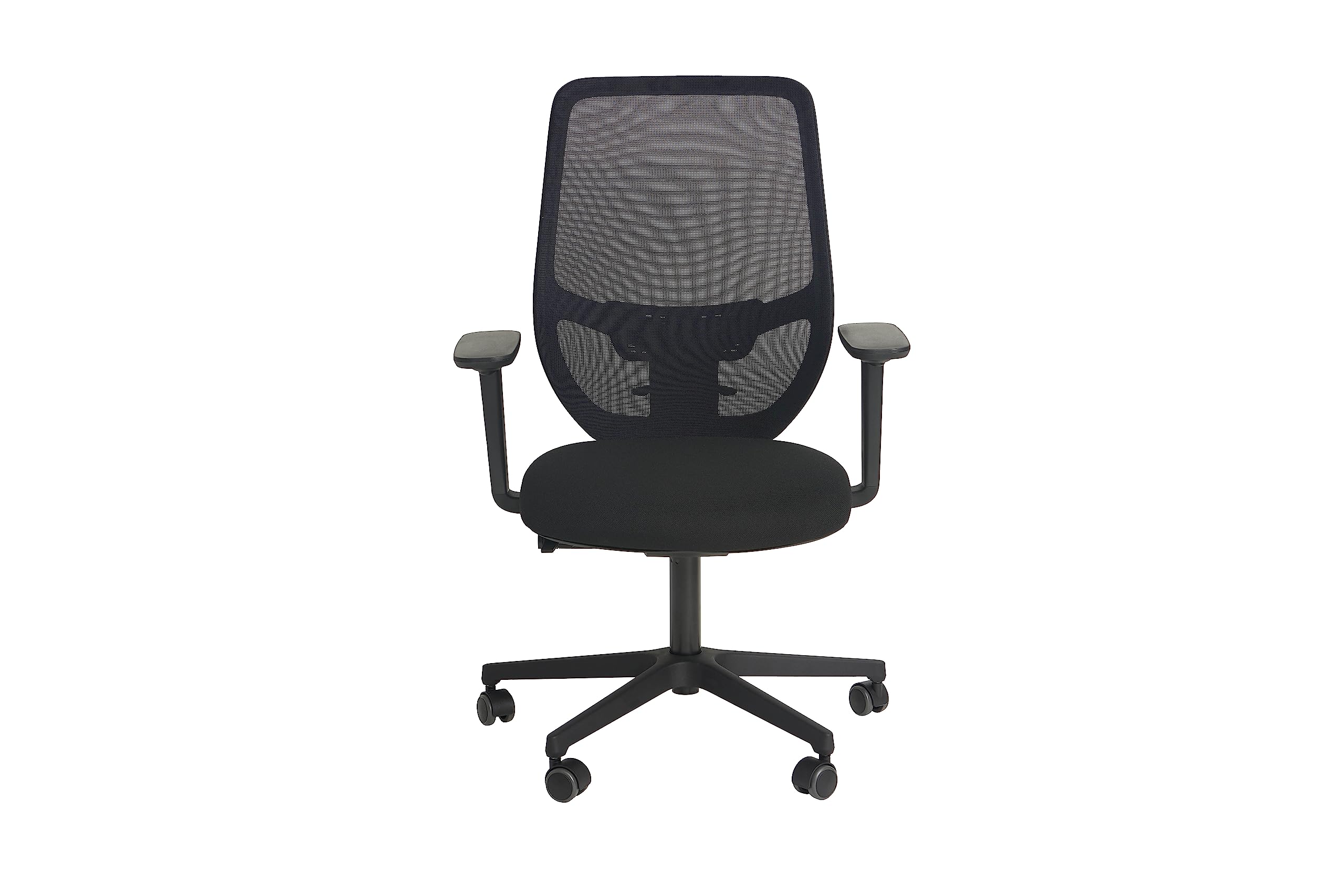 Real Piel RP Real Work Sedia Ufficio E Gaming Ergonomica In Rete - Reclinabile, Braccioli Regolabili, Base Con Ruote - Nero/Giallo - Prodotto Italiano (Max 150kg)